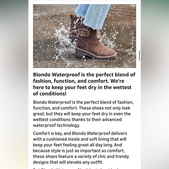 Blondo | Dyme Waterproof Chelsea Boots | Sand Suede | Size 9 - Picture 6 of 11